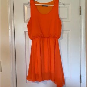 Orange Peaches & Cream Dress